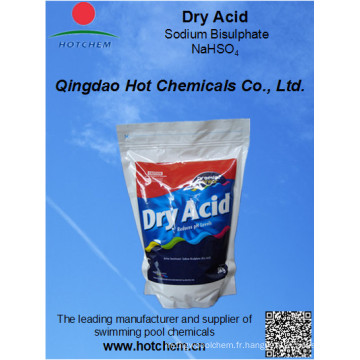 Produits chimiques de l&#39;eau de piscine pH Dwon Chemicals Acide sec de bisulfate de sodium